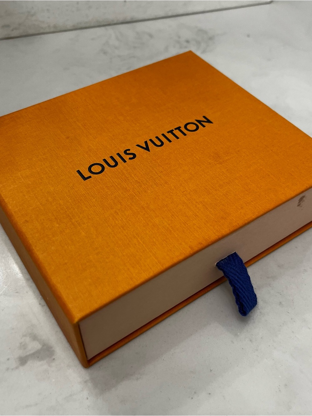 Louis Vuitton Orange Wallet Gift Box